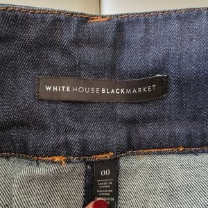 White House Black Market Jean Skirt